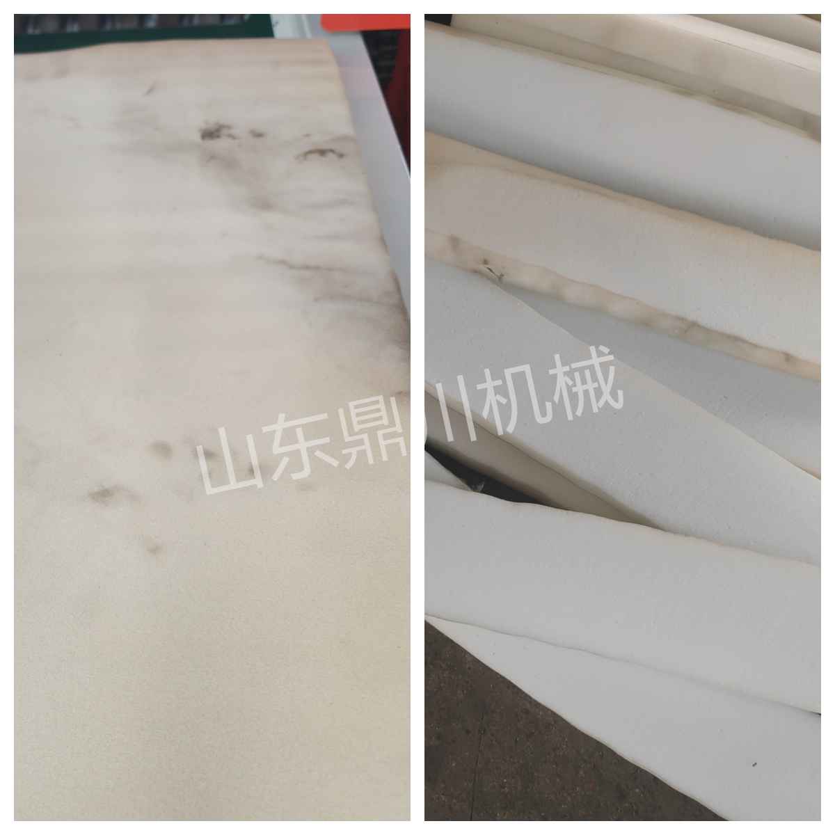 大块海绵切片效果实拍