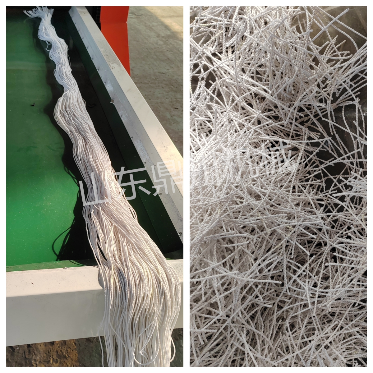 棉线短切效果