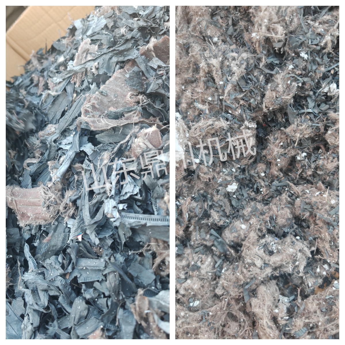 塑料块废料粉碎效果