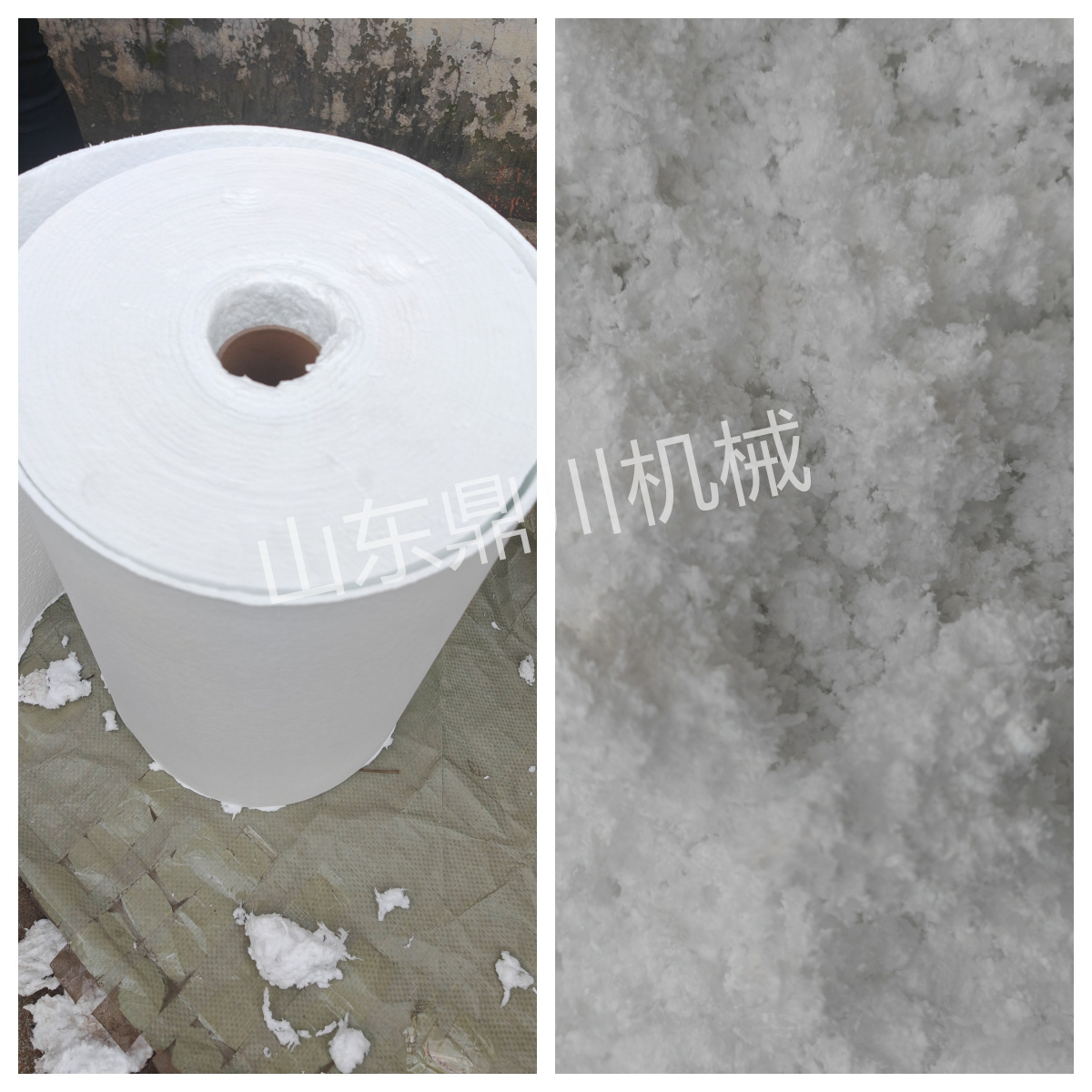 玻璃纤维板粉碎效果