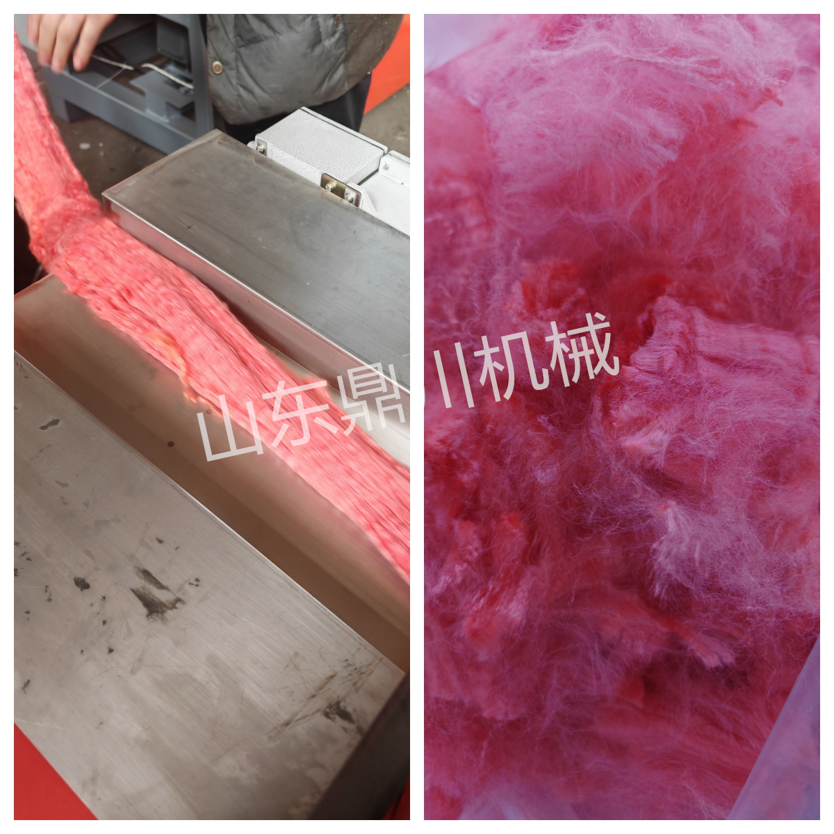 腈纶纤维废丝切段效果