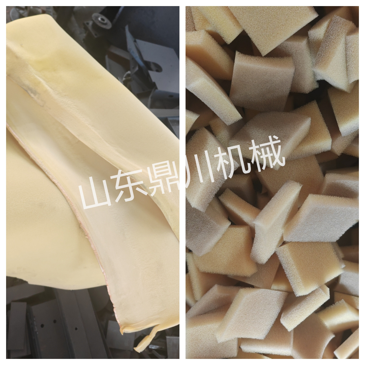 顶棚海绵片颗粒效果